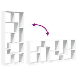 Libreria Divisorio Bianca 67x25x161,5 cm in Truciolato 858075