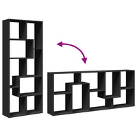 Libreria Divisorio Nera 67x25x161,5 cm in Truciolato 858076