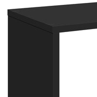Libreria Divisorio Nera 67x25x161,5 cm in Truciolato 858076