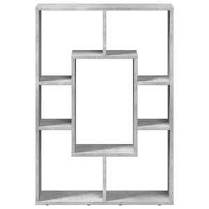 Libreria Grigio Cemento 63x20x90 cm in Truciolato 858141