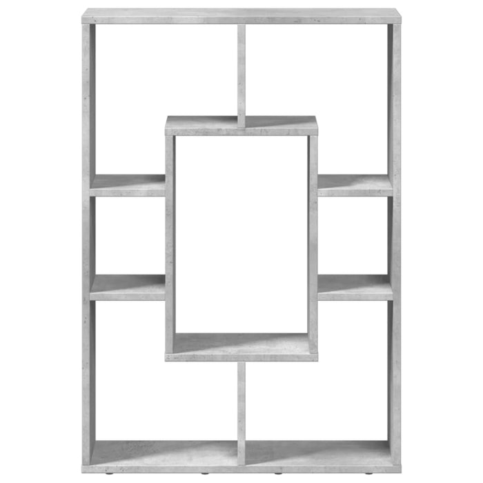 Libreria Grigio Cemento 63x20x90 cm in Truciolato 858141