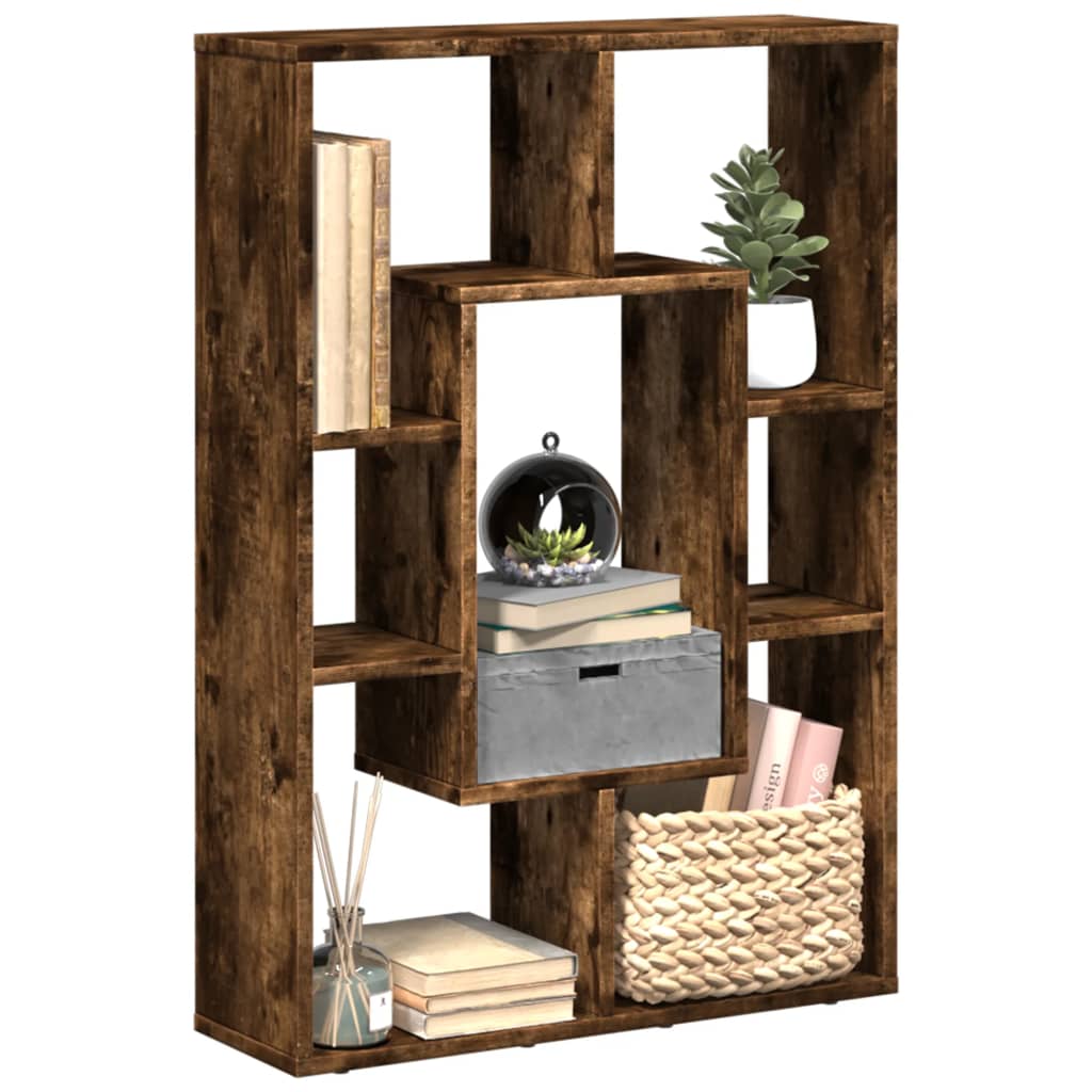Libreria Rovere Fumo 63x20x90 cm in Truciolato 858142