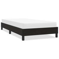 Giroletto senza Materasso-Struttura Letto Nero 80x210 cm in Velluto