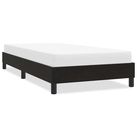 Giroletto senza Materasso-Struttura Letto Nero 80x210 cm in Velluto