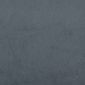 Giroletto senza Materasso Grigio Scuro 90x210 cm Velluto
