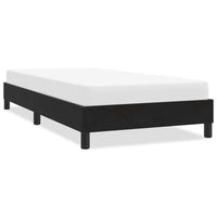 Giroletto senza Materasso-Struttura Letto Nero 90x210 cm in Velluto