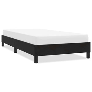 Giroletto senza Materasso-Struttura Letto Nero 90x210 cm in Velluto