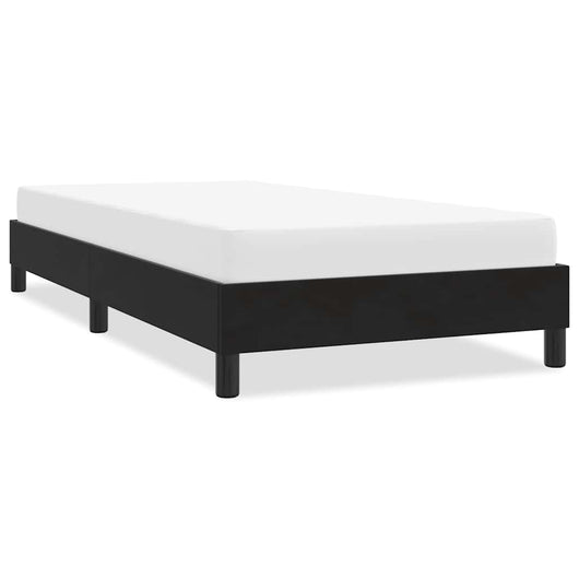 Giroletto senza Materasso-Struttura Letto Nero 90x210 cm in Velluto