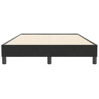 Giroletto senza Materasso-Struttura Letto Nero 120x210 cm Velluto