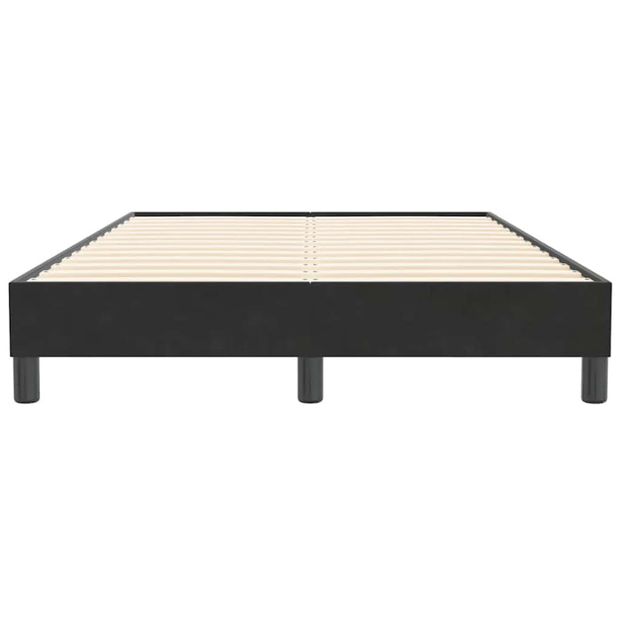 Giroletto senza Materasso-Struttura Letto Nero 120x210 cm Velluto