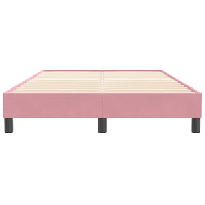 Giroletto senza Materasso-Struttura Letto Rosa 120x210 cm Velluto