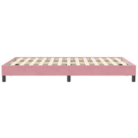 Giroletto senza Materasso-Struttura Letto Rosa 120x210 cm Velluto