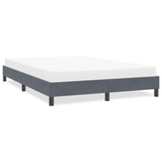 vidaXL Giroletto senza Materasso Grigio Scuro 140x210 cm Velluto