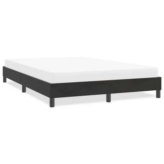 Giroletto senza Materasso-Struttura Letto Nero 140x210 cm Velluto