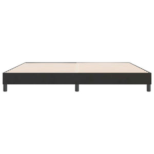 Giroletto senza Materasso-Struttura Letto Nero 180x210 cm in Velluto