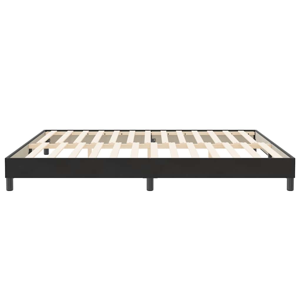 Giroletto senza Materasso-Struttura Letto Nero 200x210 cm in Velluto