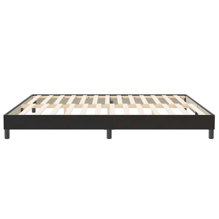 Giroletto senza Materasso-Struttura Letto Nero 200x210 cm in Velluto