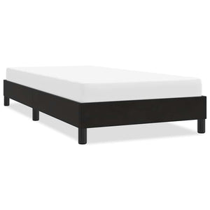 Giroletto senza Materasso-Struttura Letto Nero 90x220 cm in Velluto