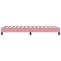 Giroletto senza Materasso Rosa 100x220 cm Velluto 4101396
