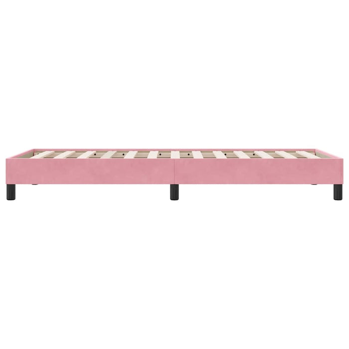 Giroletto senza Materasso Rosa 100x220 cm Velluto 4101396
