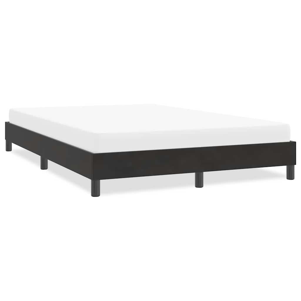 vidaXL Giroletto senza Materasso Nero 140x220 cm in Velluto