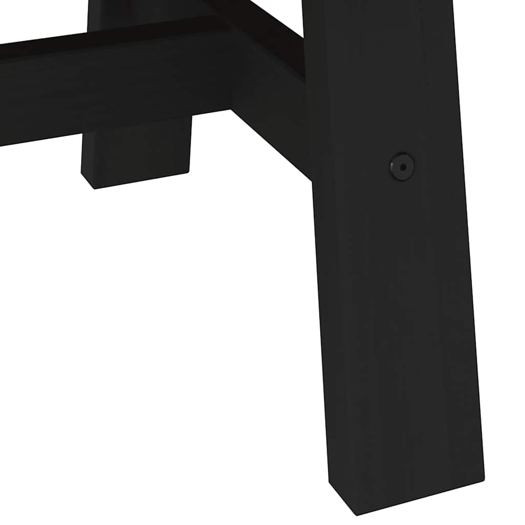 Tavolino-Tavolino da soggiorno-Tavolo NOAIN Gambe a Forma di A 120x60x40cm in Legno Massello