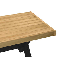 Tavolino NOAIN Gambe a Forma di X 120x60x40cm in Legno Massello 4100034