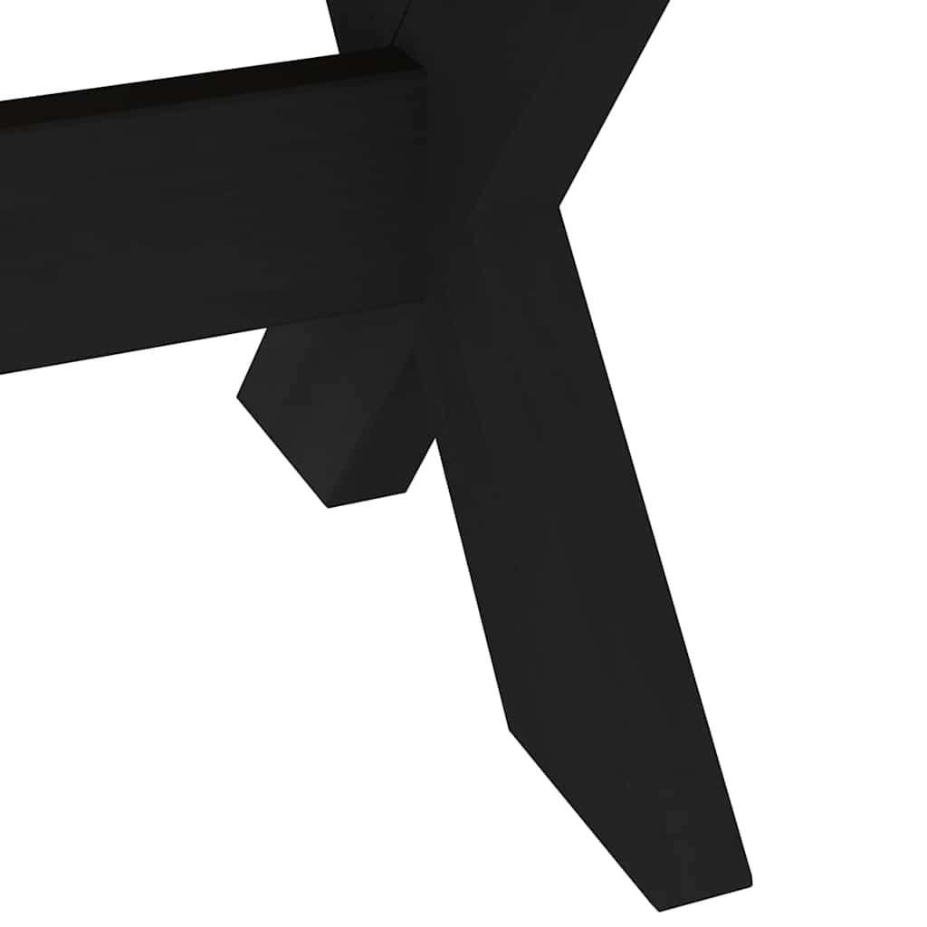 Tavolino NOAIN Gambe a Forma di X 120x60x40cm in Legno Massello 4100034