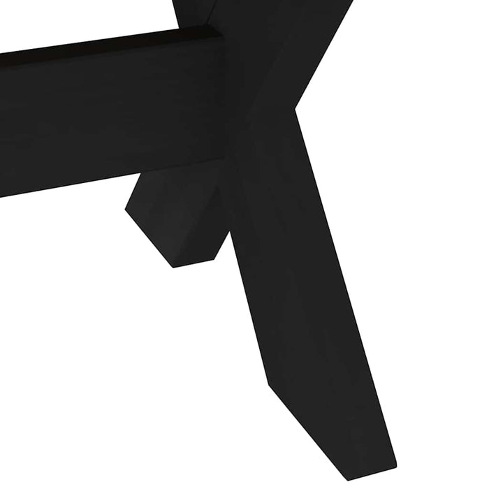 Tavolino NOAIN Gambe a Forma di X 120x60x40cm in Legno Massello 4100034