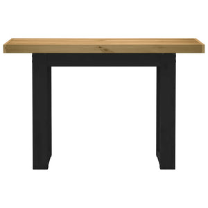 Tavolo Consolle NOAIN Gambe Forma U 120x30x75 cm Legno Massello 4100038