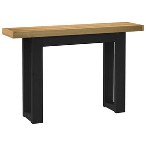 Tavolo Consolle NOAIN Gambe Forma U 120x30x75 cm Legno Massello 4100038