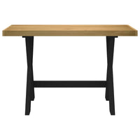 vidaXL Scrivania NOAIN Gambe a Forma di X 120x50x75 cm Legno Massello