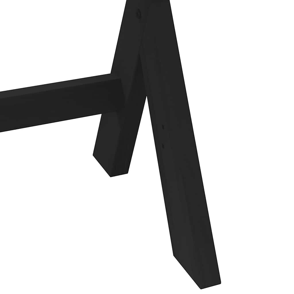 vidaXL Scrivania NOAIN Gambe a Forma di X 120x50x75 cm Legno Massello