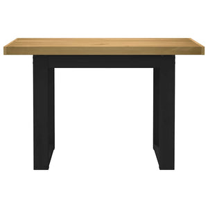 vidaXL Scrivania NOAIN Gambe a Forma di U 120x50x75 cm Legno Massello