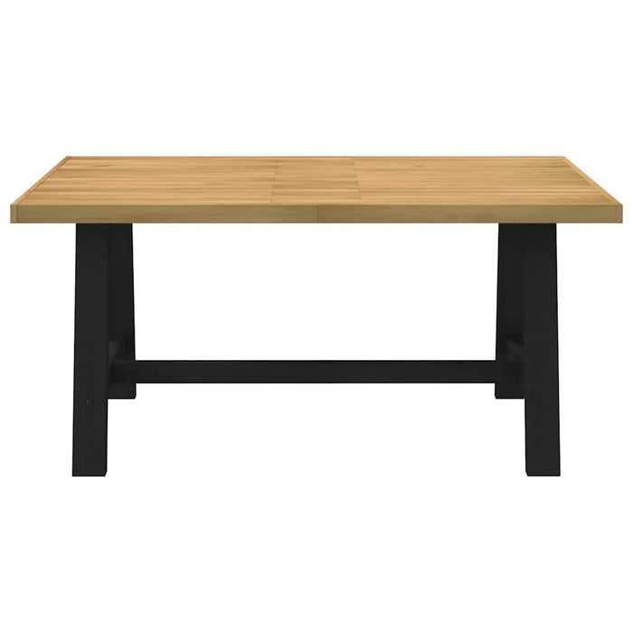 Tavolo Pranzo NOAIN Gambe a Forma A 160x90x75 cm Legno Massello 4100042