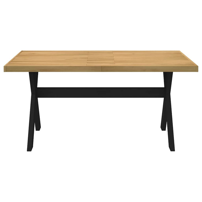 Tavolo Pranzo NOAIN Gambe a Forma X 160x90x75 cm Legno Massello 4100043