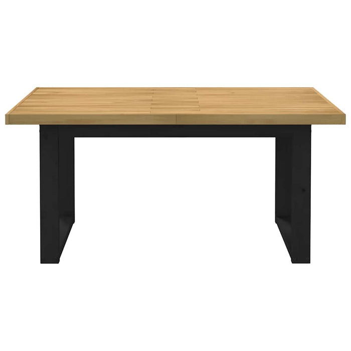 Tavolo Pranzo NOAIN Gambe a Forma U 160x90x75 cm Legno Massello 4100044