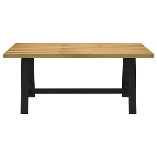 Tavolo Pranzo NOAIN Gambe a Forma A 180x90x75 cm Legno Massello 4100045