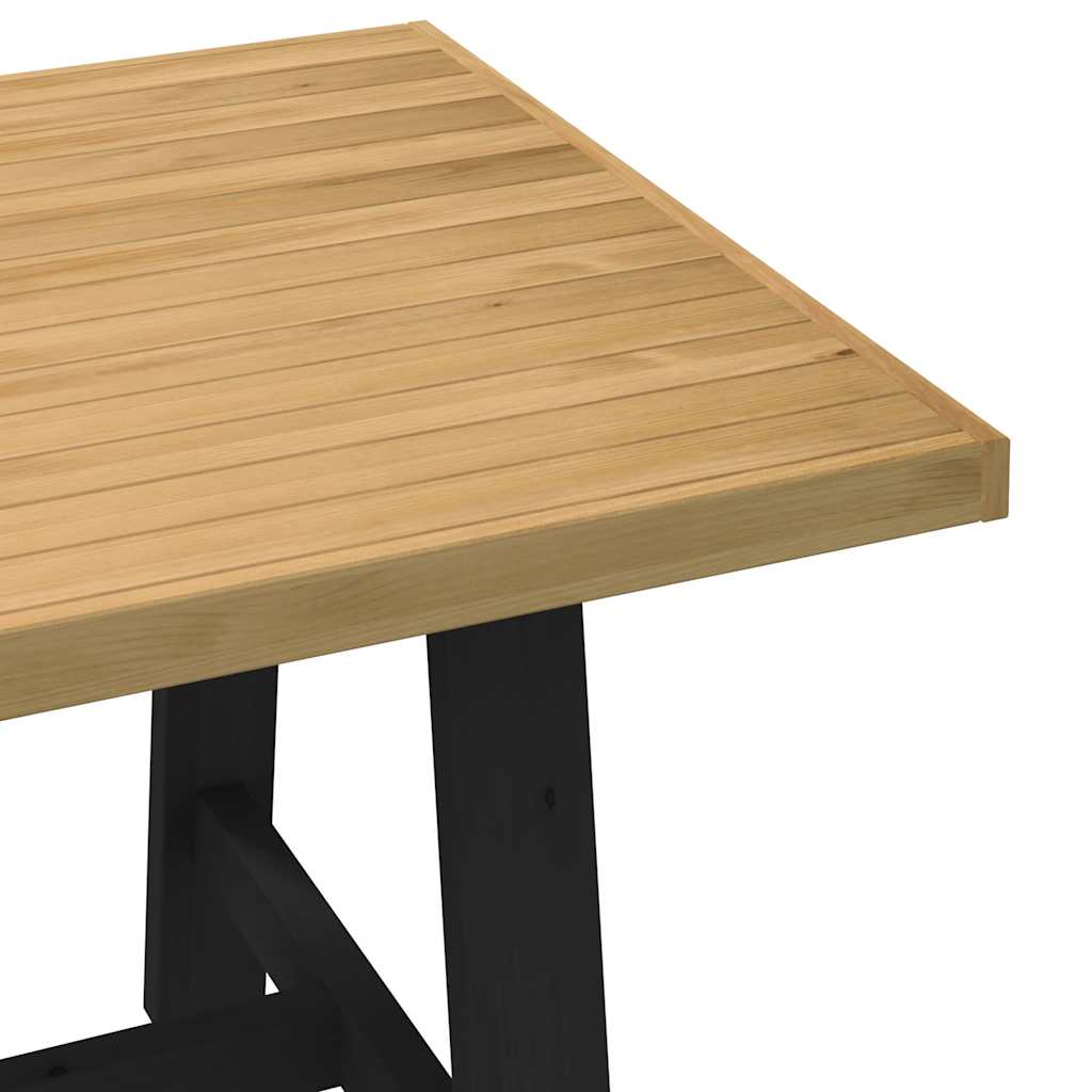 Tavolo Pranzo NOAIN Gambe a Forma A 180x90x75 cm Legno Massello 4100045