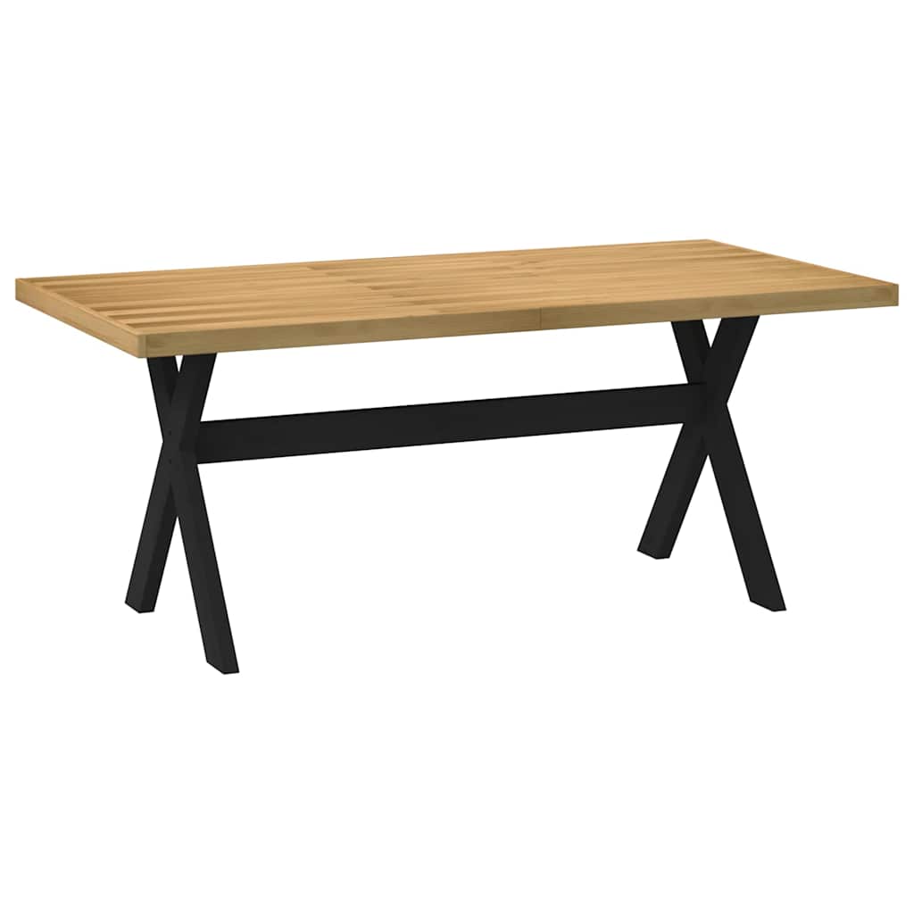 Tavolo Pranzo NOAIN Gambe a Forma X 180x90x75 cm Legno Massello 4100046