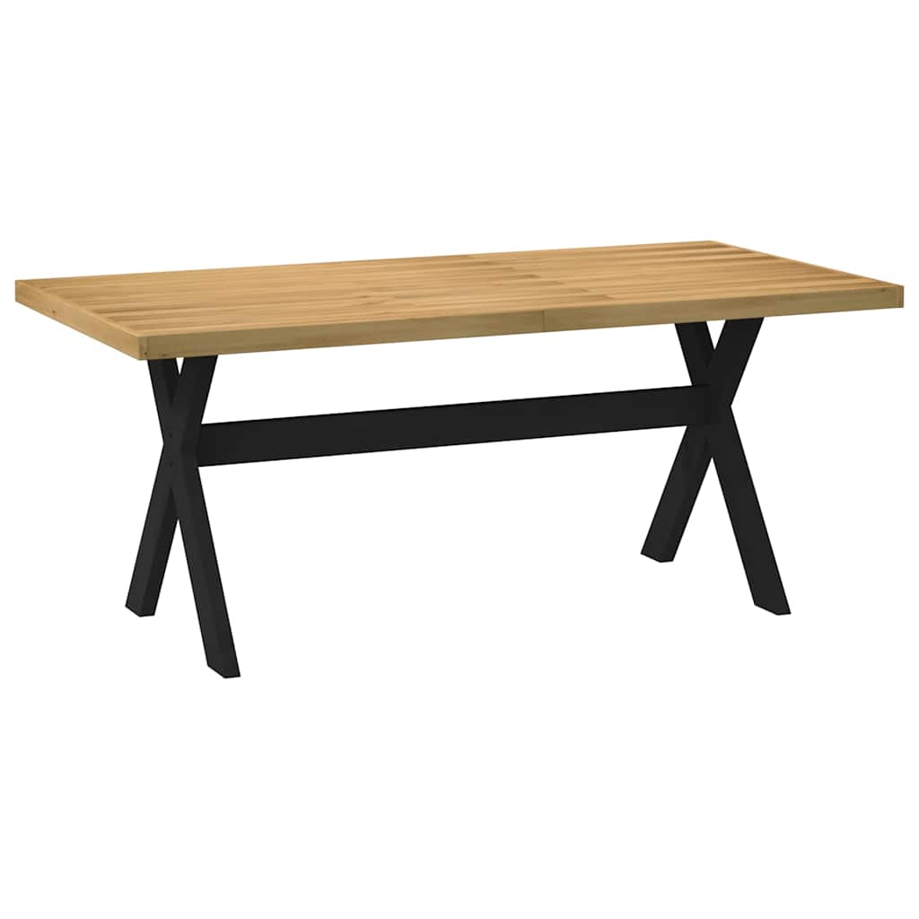 Tavolo Pranzo NOAIN Gambe a Forma X 180x90x75 cm Legno Massello