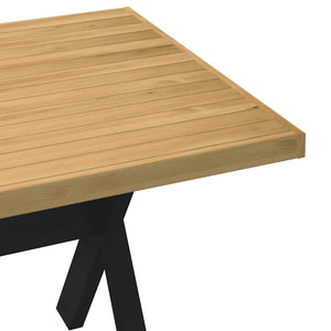 Tavolo Pranzo NOAIN Gambe a Forma X 180x90x75 cm Legno Massello 4100046