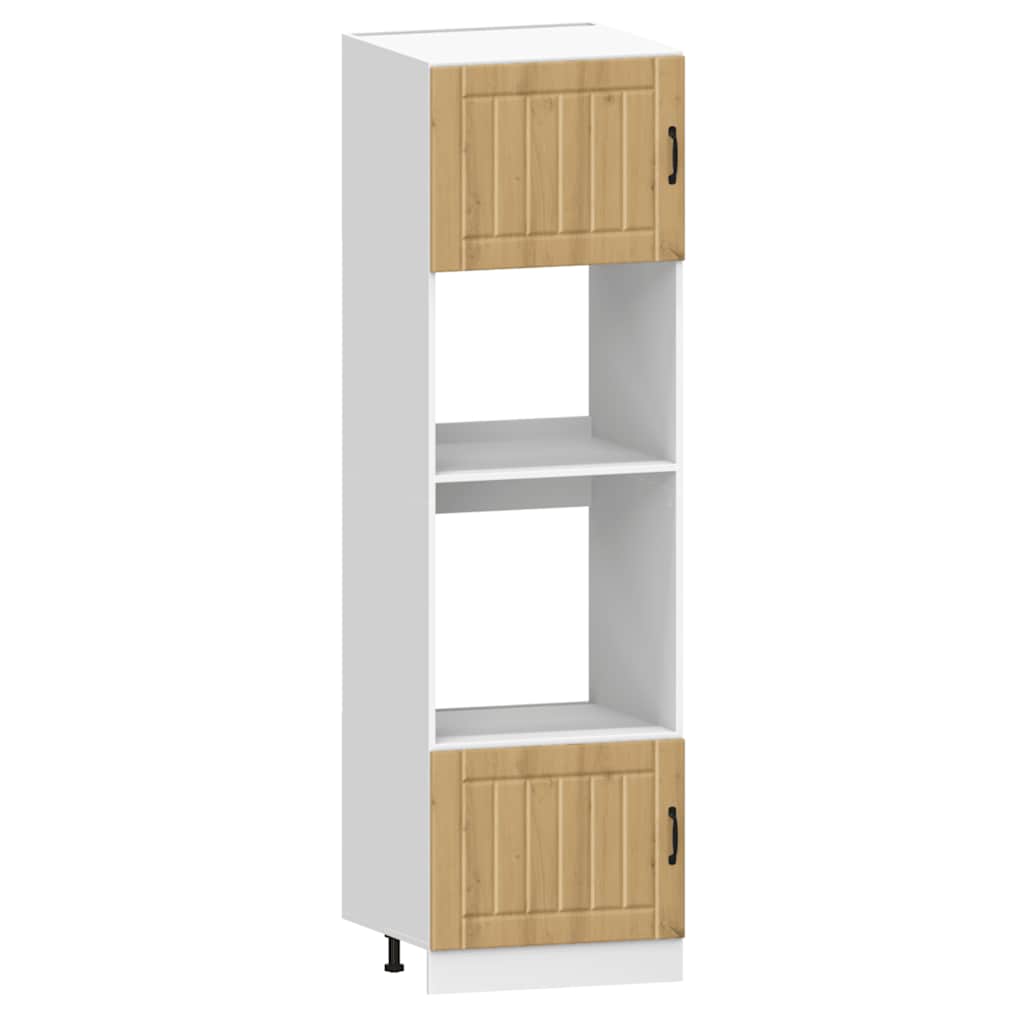 Set Mobili da Cucina 7 pz Kalmar Rovere Artigianale Truciolato 3314750