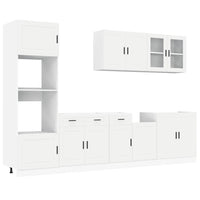 Set Mobili da Cucina 7 pz Porto Bianco Legno Multistrato 3314751