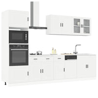 Set Mobili da Cucina 7 pz Porto Bianco Legno Multistrato 3314751