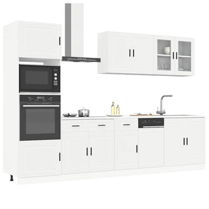 Set Mobili da Cucina 7 pz Porto Bianco Legno Multistrato 3314751