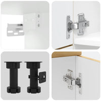 Set Mobili da Cucina 7 pz Kalmar Rovere Artigianale Truciolato 3314770