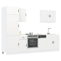 Set Mobili da Cucina 7 pz Porto Bianco Legno Multistrato 3314781