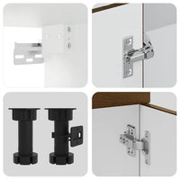 Set Mobili da Cucina 8 pz Kalmar Rovere Marrone in Truciolato 3314798