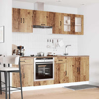 Set Mobili da Cucina 8 pz Kalmar Legno Vecchio in Truciolato 3314829